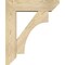 Ekena Millwork Westlake Slat Rough Sawn Bracket w/ Offset Brace, Douglas Fir, 6"W x 20"D x 24"H BKT0604X20X24WTL06RDF - alternate 2